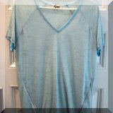 H24. Blue V-neck Sogi top. Size S - $14 